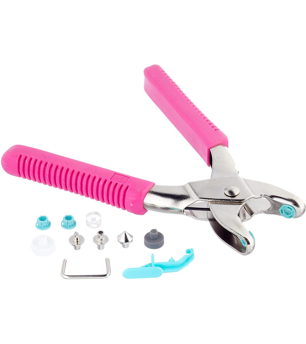 Pince Vario Prym à percer et river turquoise, avec outils ColorSnaps – Image 2