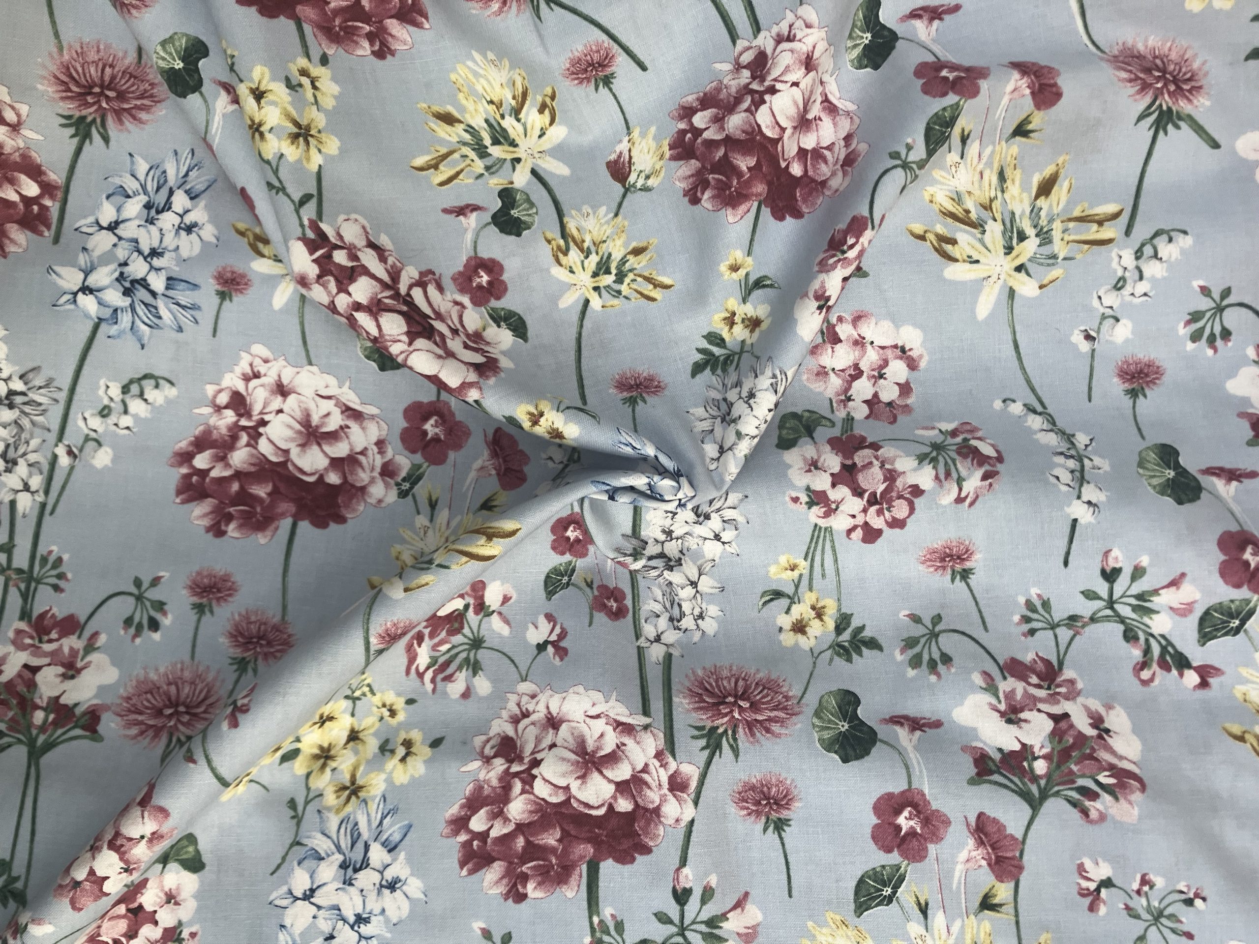 Tissus Coton 1,45  collection ring a roses